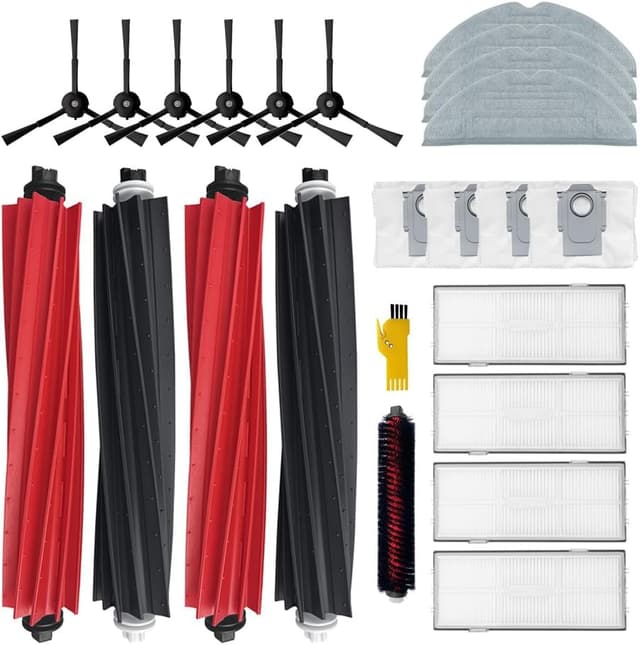 24 kpl robottipölynimurin lisävarustesarja Roborock S8 -mallille Roborock S8/S8+/S8 Pro Ultra