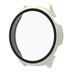Suojakuori näytönsuojalla Huawei Watch 4:lle Valkoinen