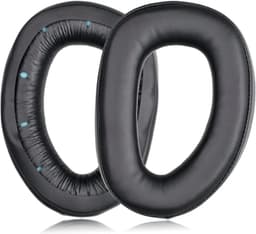 Öronkuddar kompatibla med Sennheiser GSP 300/301/302/303/350/370 1 par Svart