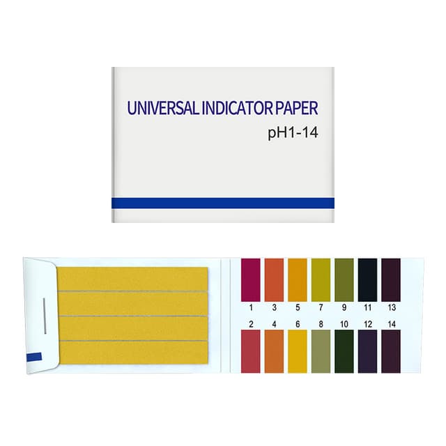 Lakmuspapir til pH-test (1-14) 80 teststrimler MultiColor 1-pak