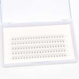 Vippeklaser eyelash extension 6D-D 100-dele Sort 10 mm