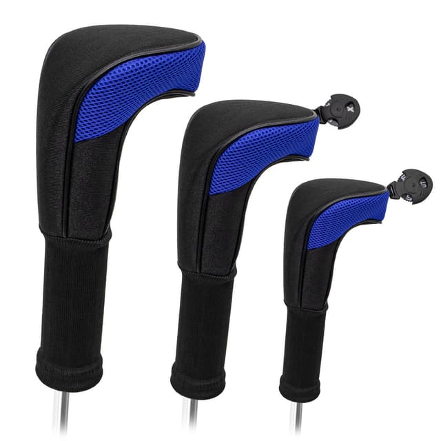 Golfkøllehovedbetræk til UT, fairway wood, driver 3-pak Blå