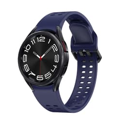 Universell silikon klokkerem med dobbel spenne kompatibel med Samsung Galaxy Watch Blå