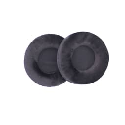1 par universelle, runde flannel-øretelefonbetræk til ørepuder 9.5 cm