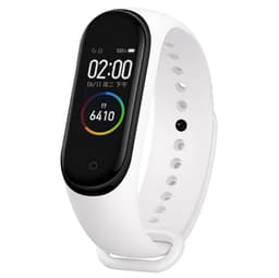 Silikoninen kelloranneke Xiaomi Mi Band 3/4:lle Valkoinen