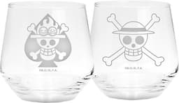 ABYStyle One Piece glas 2-pakke (Luffy & Ace)