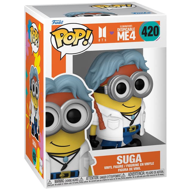 Funko Pop! Vinyl Minions actionfigur (BTS Suga)