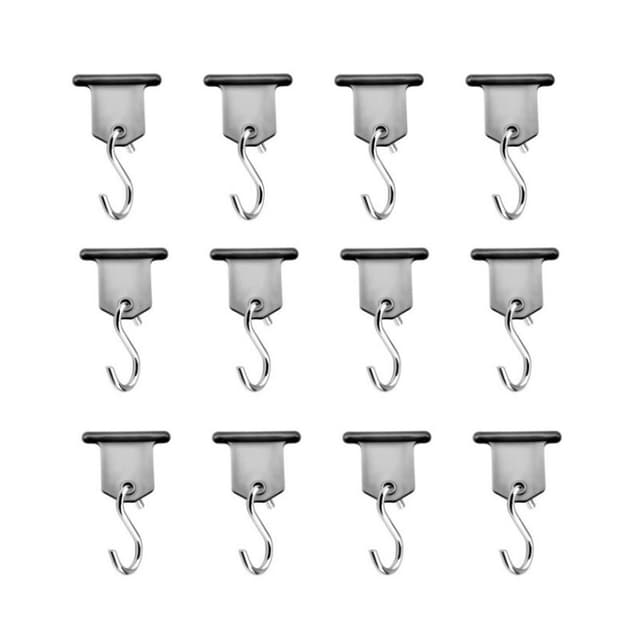 12-pak RV fortelt lys clip, RV party lys holder, camper fortelt krog