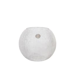 Vas CRACK BOWL, D20,5xH16,5cm, sprucket glas