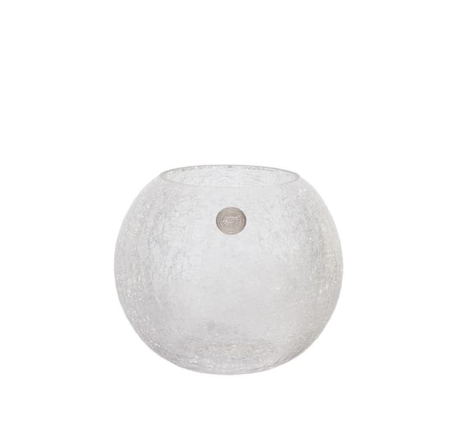 Vas CRACK BOWL, D20,5xH16,5cm, sprucket glas
