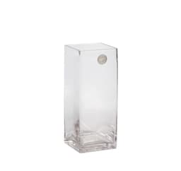 Vas IN HOME 10x10xH25cm, klart glas