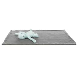 Koiranpeitto Junior pehmopeitto/karhu, pehmo, 75 × 50 cm, harmaa/minttu