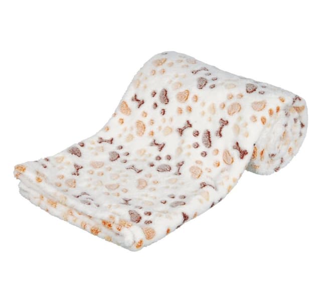 Hundetæppe Lingo 150x100cm hvid/beige