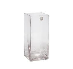 Vas IN HOME 13x13xH30cm, klart glas