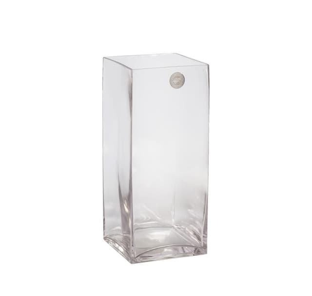 Vas IN HOME 13x13xH30cm, klart glas
