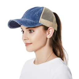 Vintage pesty distressed ulkourheilulakki Sininen