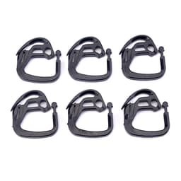 50-pack gardinkrokar för Greenhouse Shade System Svart