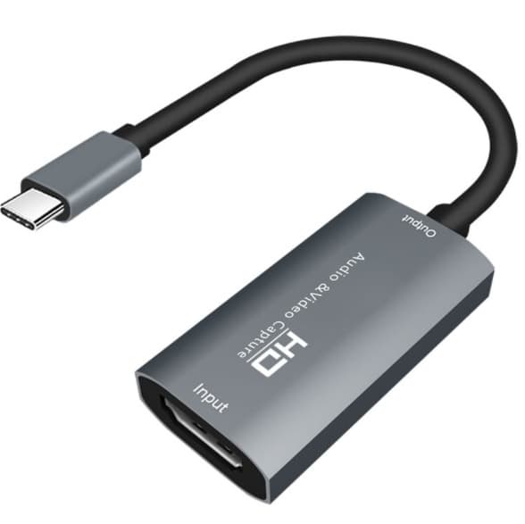 Videooptagelseskort / USB-C til HDMI-kompatibel adapter