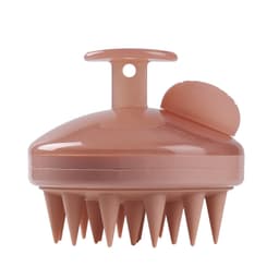 Hodebunnsmassasje hårbørste, hårskrubber, sjampobørste Rosa