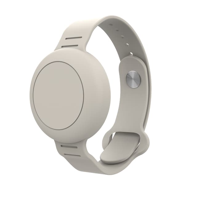 Skyddskåpa Armband för Airtag Grå