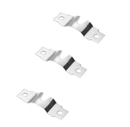 Nøkkelhullshengeplate Enkelthullskrok Metalloppheng for speilrammer Sølv