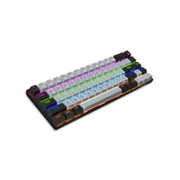 Langallinen pelinäppäimistö erilaisilla taustavaloilla, 68 näppäintä Harmaa