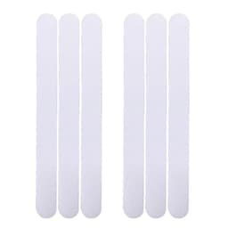 Anti-skrid bruser klistermærker PEVA Clear 38x2 cm 6-Pak