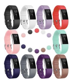 Armbånd til Fitbit Charge 2, 10-pack (S) - ulike farger