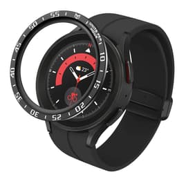 Kellon rungon sisäosa ruostumatonta terästä Musta + Valkoinen Samsung Galaxy Watch 5 Pro