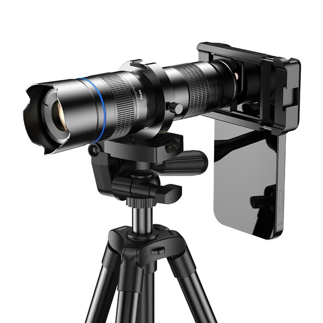 Ulkokäyttöön tarkoitettu 20-40X HD-teleobjektiivi Musta