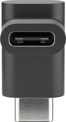 Adapter USB-Ctil USB-C90°, sort