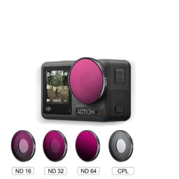 ND16/ND32/ND64/CPL linsefilter til DJI Action 3 Sportskamera 4-pak