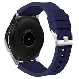 Samsung Galaxy Watch 46 mm bånd, myk silikonerstatningsrem Blå (L)