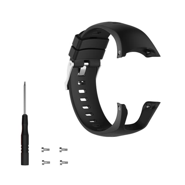 Suunto Spartan Trainer Wrist HR kellon ranneke silikonia Musta