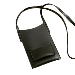 Crossbody mobiltelefon taske Sort
