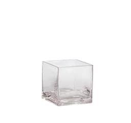 Vas IN HOME 10x10xH10cm, klart glas