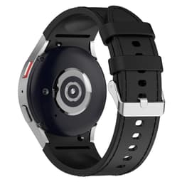 Silikone ensfarvet armbåndsurrem til Samsung Galaxy Watch Sort S