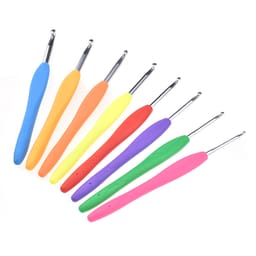 Heklenåler med plasthåndtak 8 stk