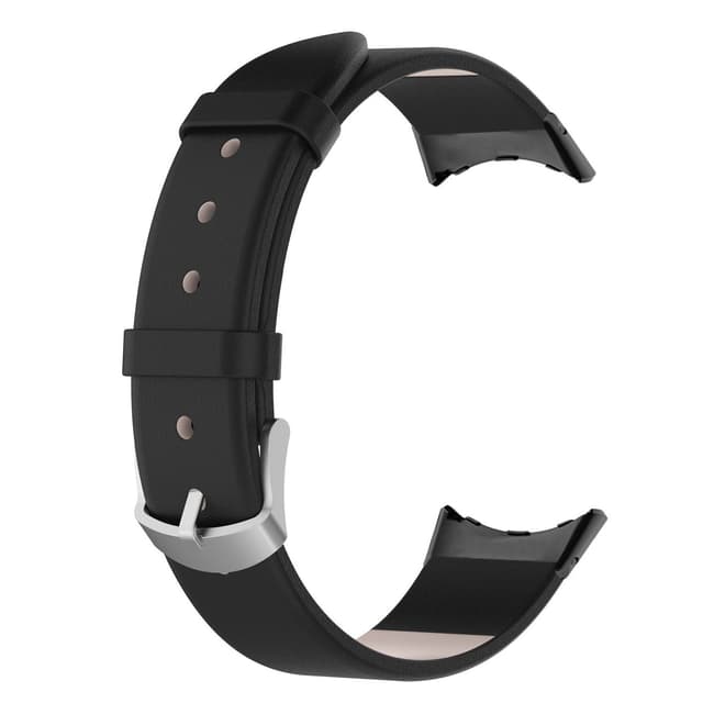 Klokkebånd i PU-skinn Sort Google Pixel Watch