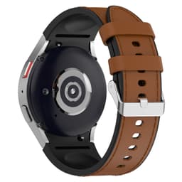 Silikone ensfarvet armbåndsurrem til Samsung Galaxy Watch Brun S