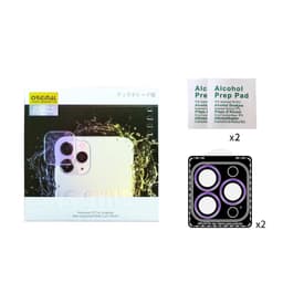2 Pack Glass HD Anti-Fingerprint Lens beskyttelsesfilm, kompatibel med iPhone Gennemsigtig 1,6 x 0,02 cm iPhone 14