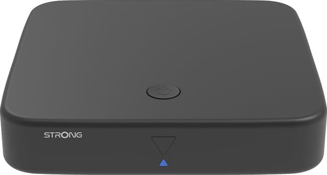 Strong Hybrid DVB-T2 & Android TV Box 4K UHD-strömningsenhet (svart)