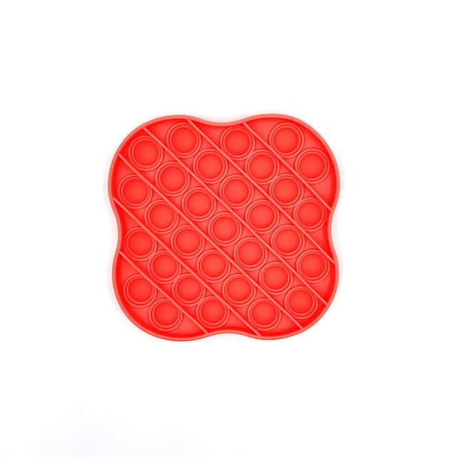 Pop it Fidget leketøy for avslapning Rød