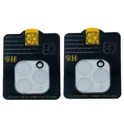 Linsebeskyttelse iPhone 12 Pro kamera 2-pakning Herdet glass
