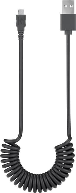 Mikro USB opladnings- og synkroniseringskabel, spiralkabel