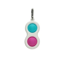 Pop it Fidget leketøy med 2 bobler Rosa/blått