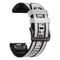 TPU urrem til Garmin Fenix7/6/5 22mm Hvid
