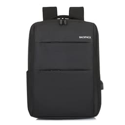 Monitoiminen Business Casual -reppu sisäänrakennetulla USB-latausportilla Musta