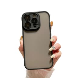 Suojaava puhelinkotelo lasilinssikalvolla Yhteensopiva iPhone 14 -sarjan kanssa Musta iPhone 14 Plus