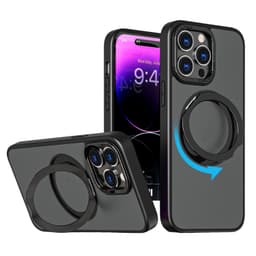 Magnetisk beskyttende telefontaske med usynlig stander til iPhone Sort 16,5 x 8 x 1 cm iPhone 15 Pro Max